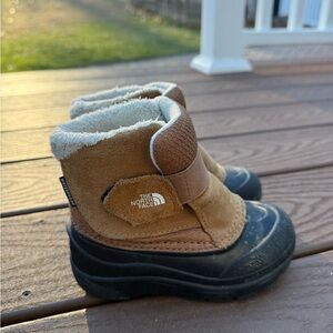 The North Face Kids Tan and Black Boots
